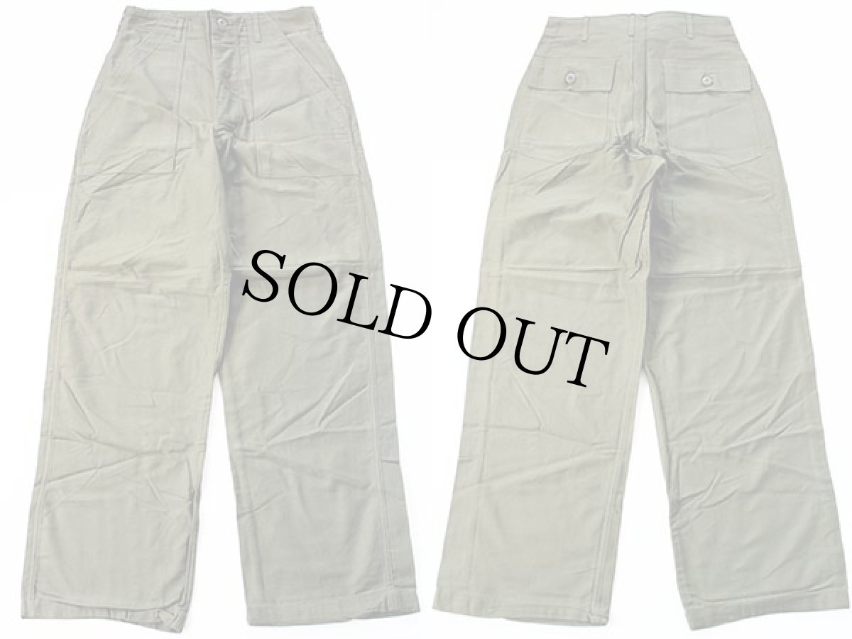 画像2: デッドストック★60s 米軍 ユーティリティ ベイカーパンツ w30 (2)