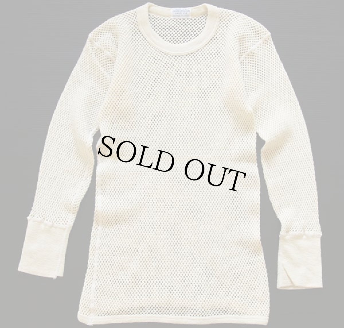 画像2: 70's SCANDINAVIAN KNITTERS ネット アンダーシャツ M (2)