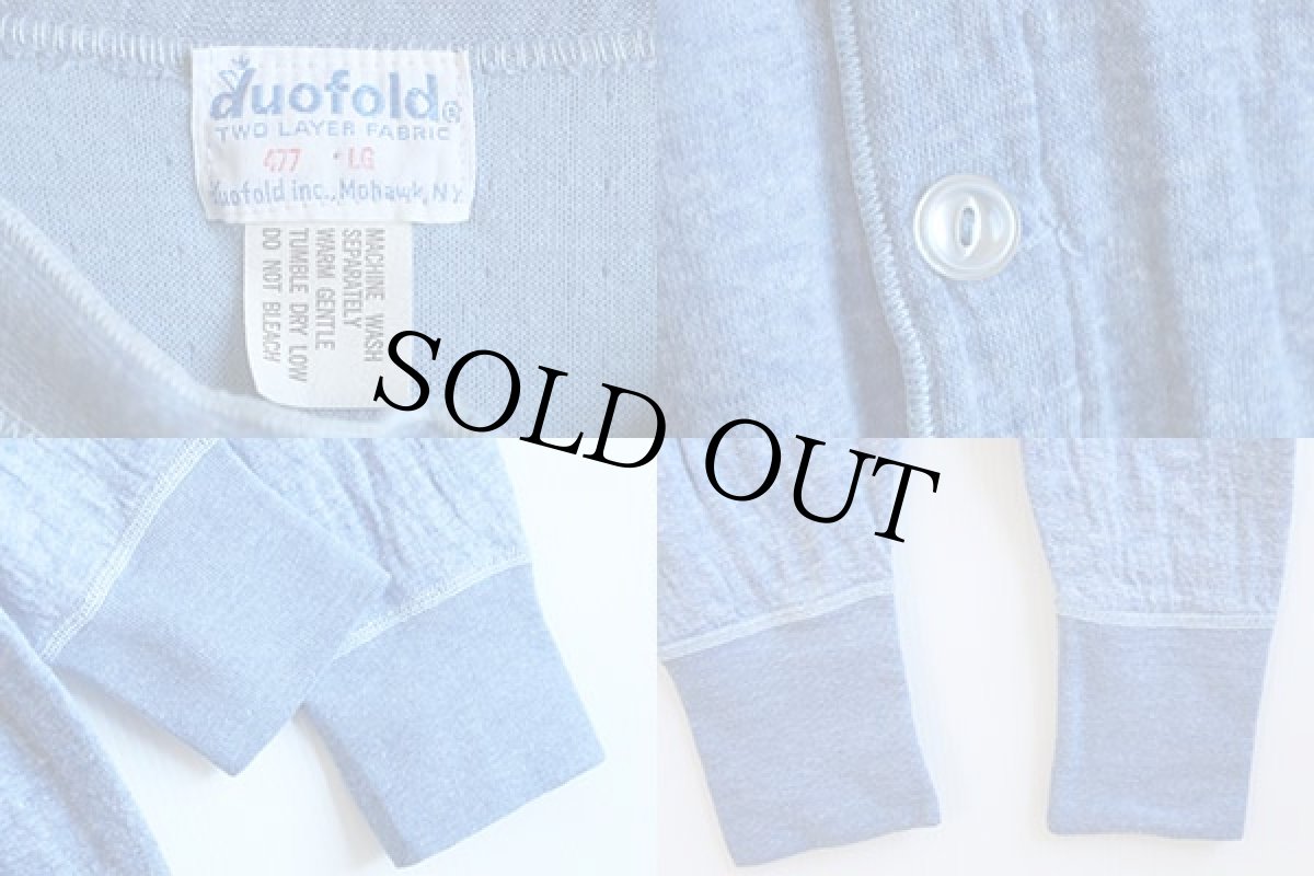 画像3: 70s duofold 2レイヤー アンダー オールインワン ユニオンスーツ L (3)