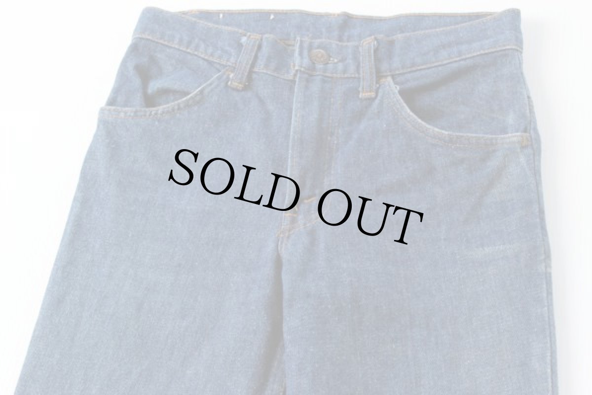 画像2: 80s USA製 Levi'sリーバイス 684 デニムパンツ w28★ベルボトム ビッグベル (2)