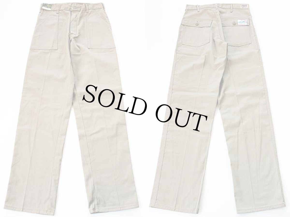 画像2: デッドストック★80s USA製 GUNG HOガンホー ベイカーパンツ w31 (2)