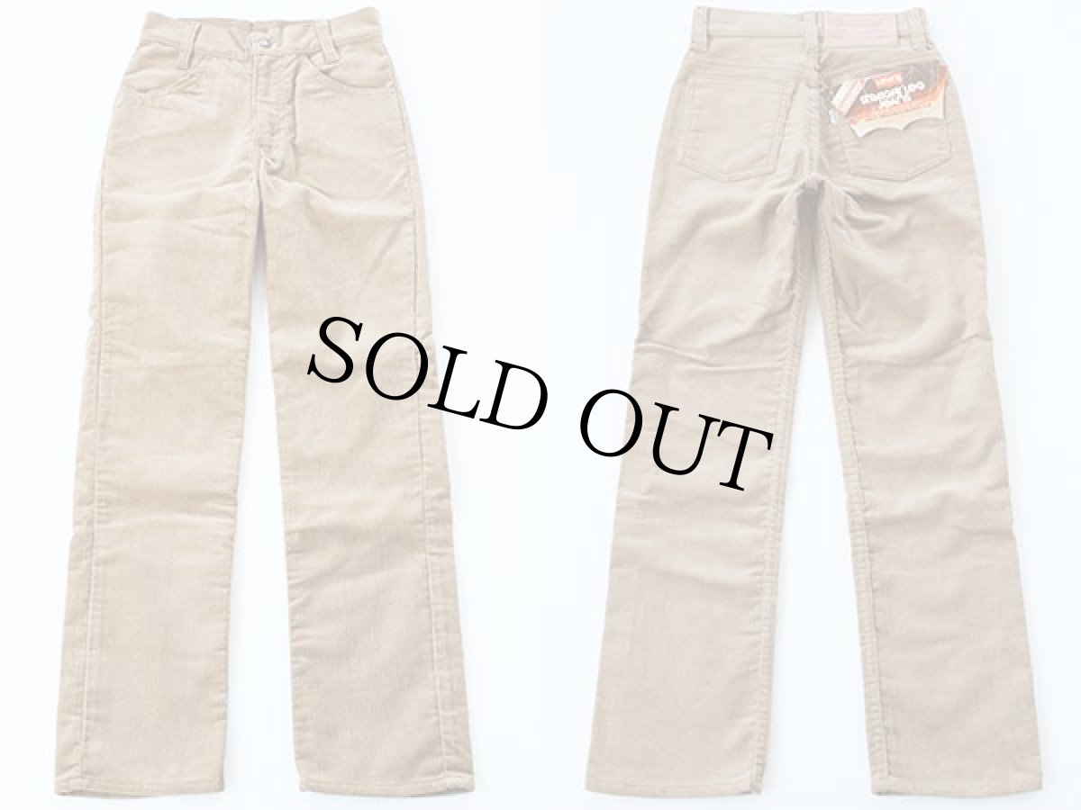 画像2: デッドストック★80s Levi'sリーバイス コーデュロイパンツ 薄茶 キッズ (2)