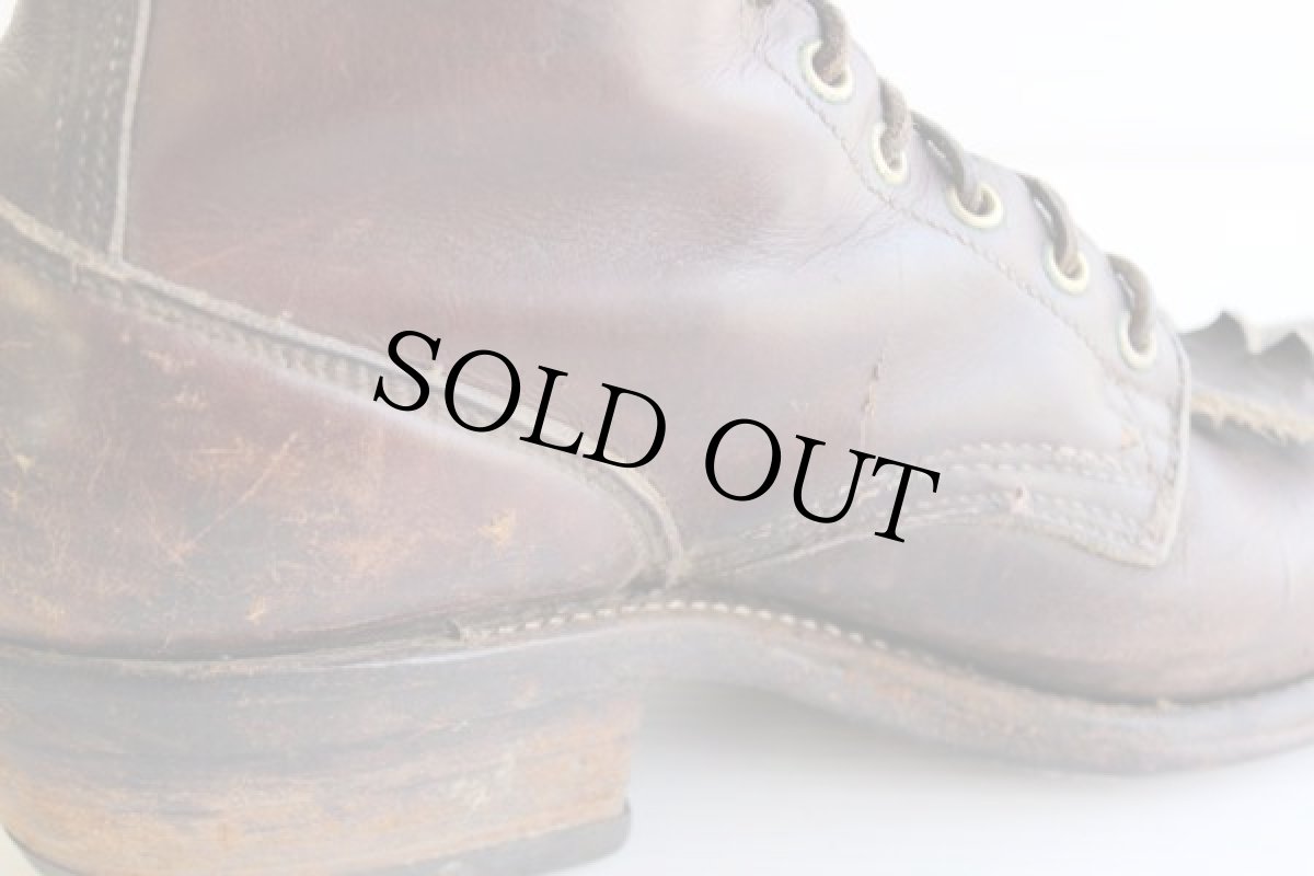 画像7: ビンテージ BUFFALO BOOTS CO 編み上げ ワークブーツ 9D (7)
