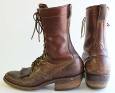 画像2: ビンテージ BUFFALO BOOTS CO 編み上げ ワークブーツ 9D (2)