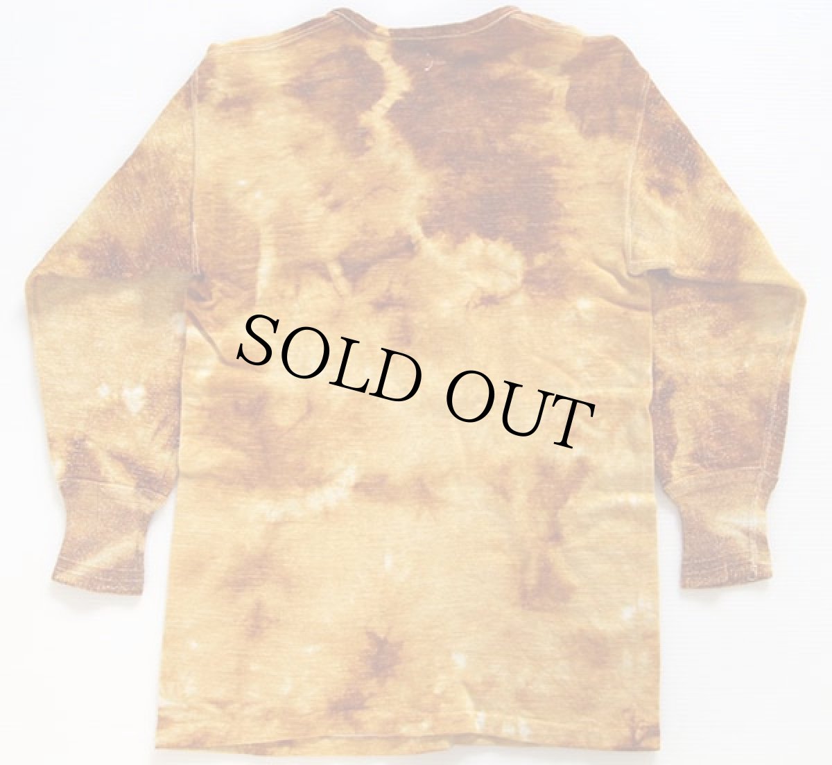 画像3: 50s タイダイ染め ヘンリーネック ミリタリー アンダーシャツ (3)