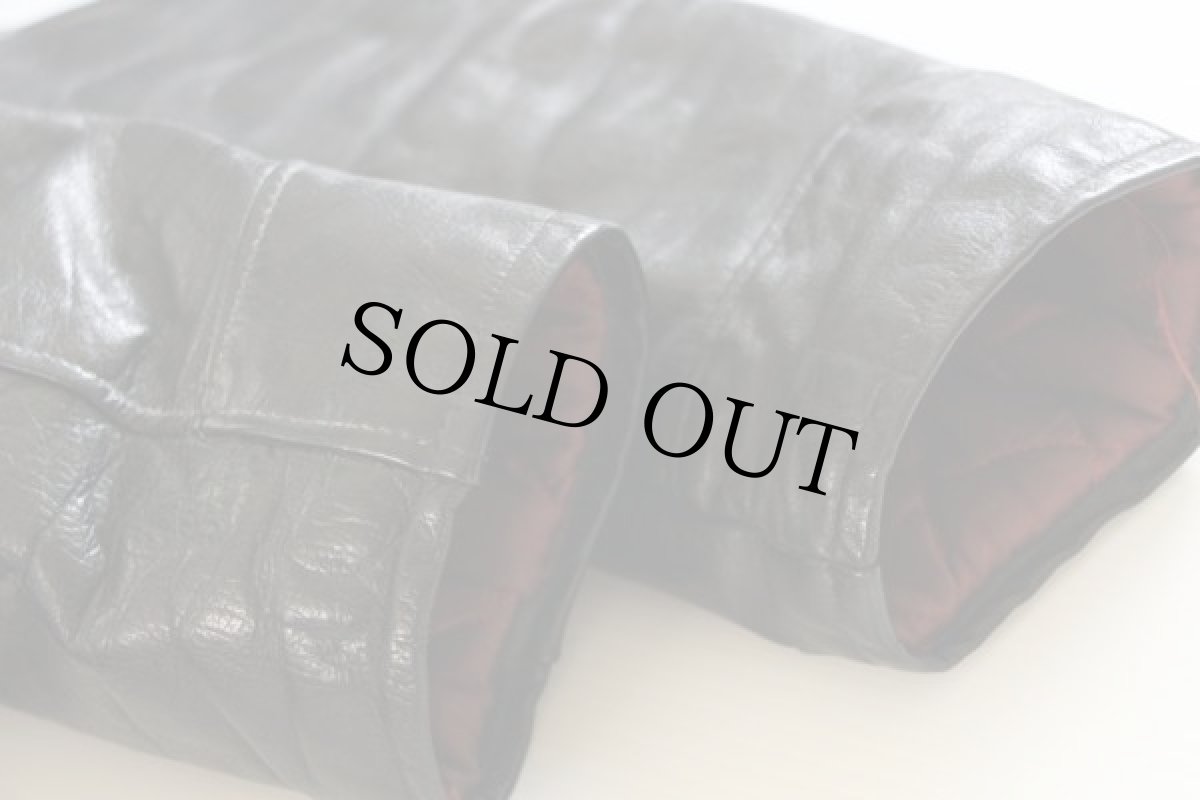 画像8: 60s Golden Bear レザー スポーツジャケット 黒 (8)