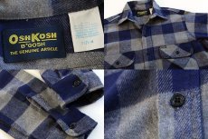 画像3: デッドストック★90s USA製 OSHKOSH B'GOSH ヘビーネルシャツ M (3)