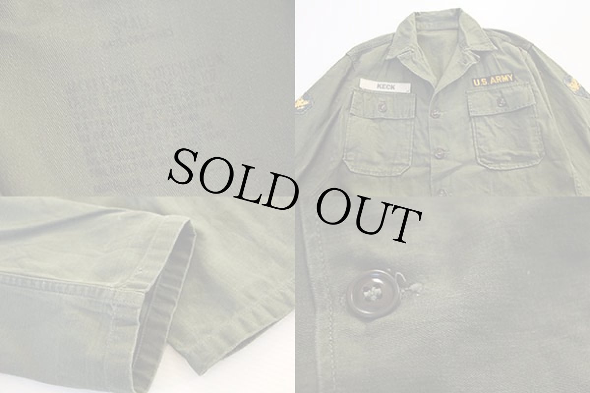 画像3: 50s 米軍 U.S.ARMY ユーティリティシャツ S (3)