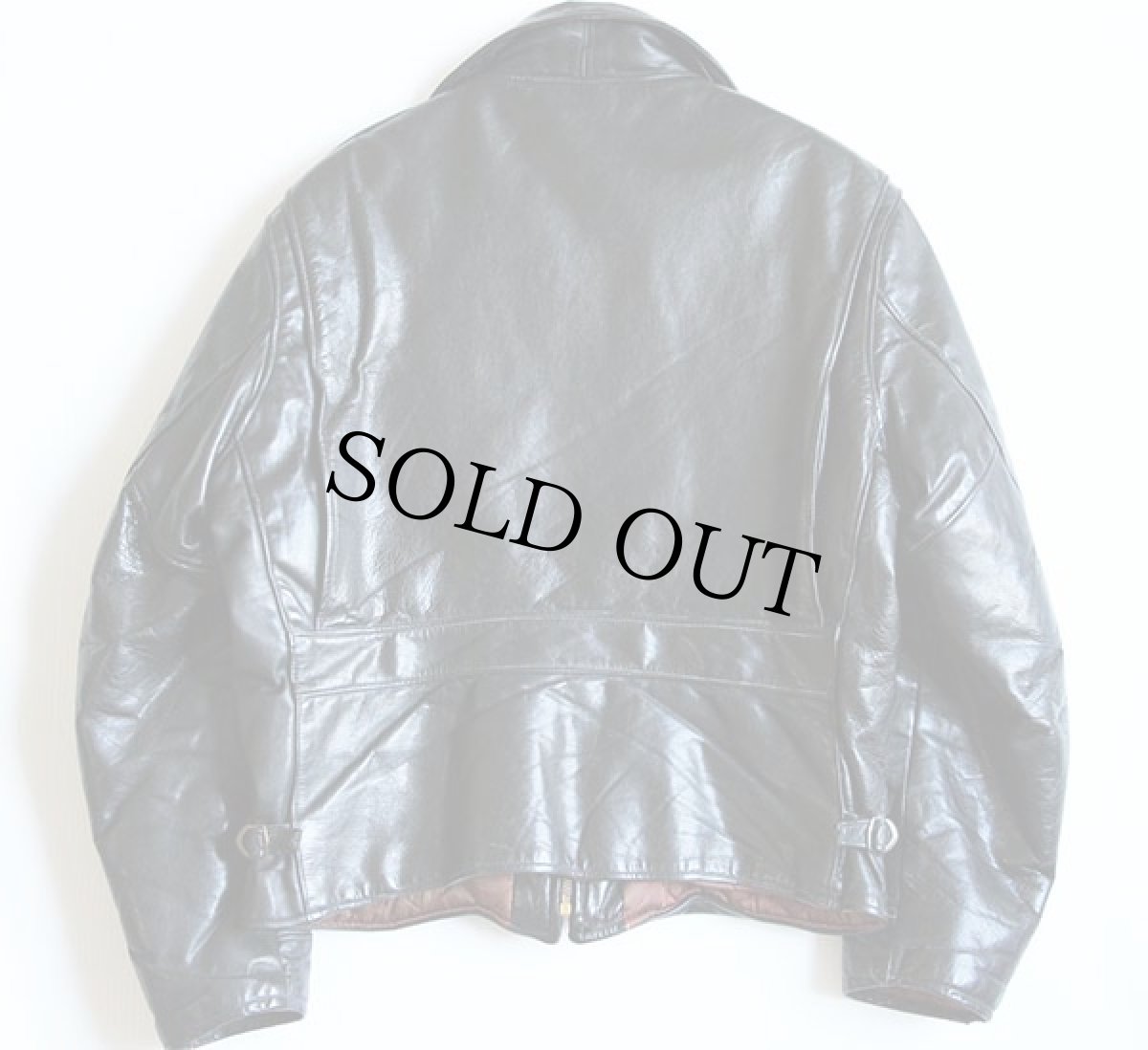 画像2: 60s Golden Bear レザー スポーツジャケット 黒 (2)