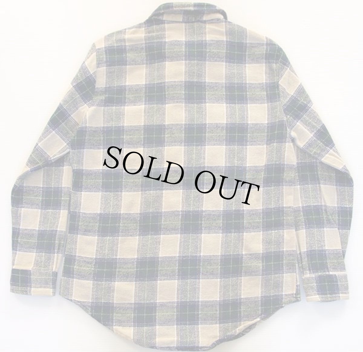 画像2: 70s JCPenney BIGMACビッグマック チェック コットン フランネルシャツ M (2)