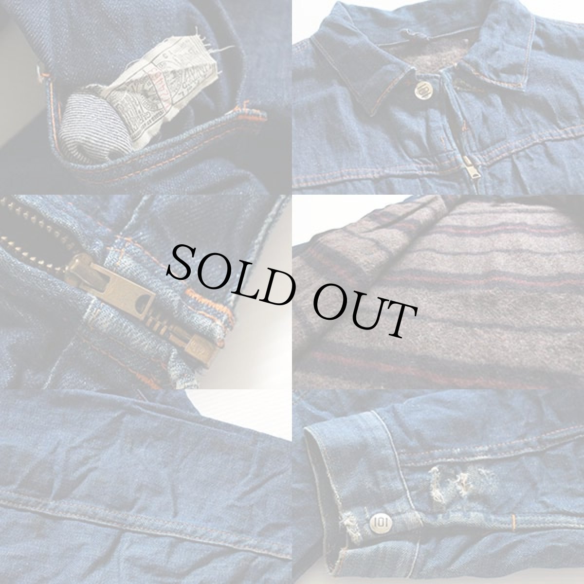 画像3: 60s MONTGOMERY WARD 101 ブランケットライナー デニムジャケット (3)