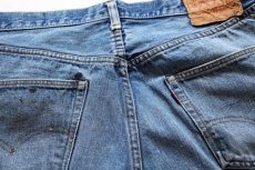 画像5: 70s USA製 Levi'sリーバイス 501 シングル 66前期 デニムパンツ w35 (5)