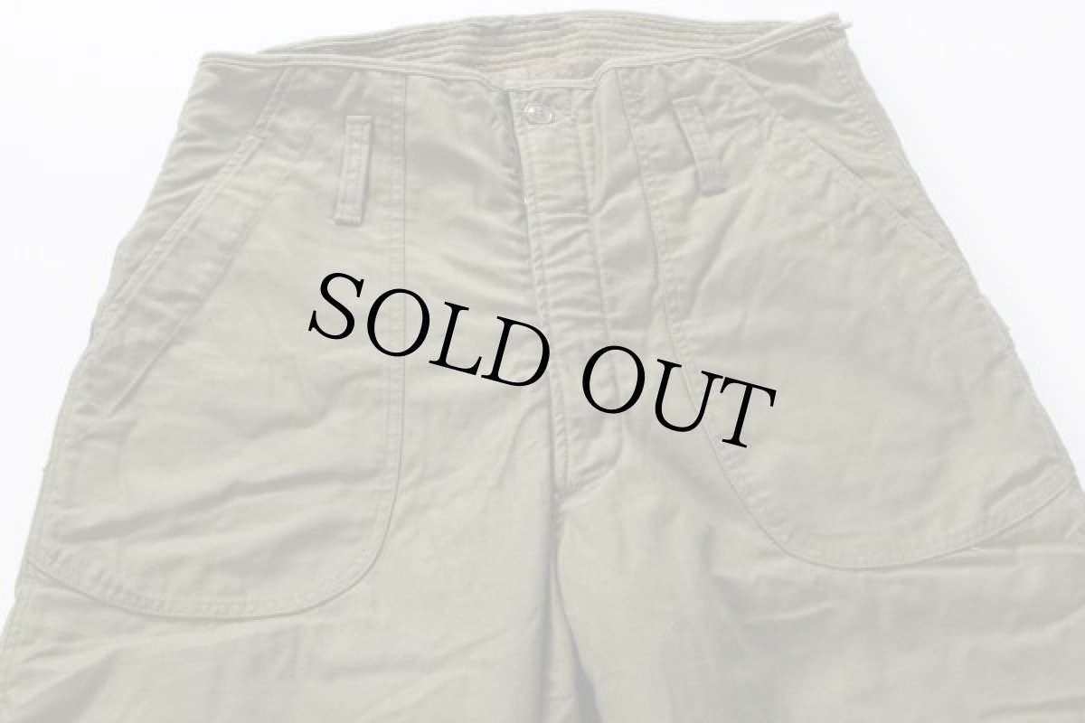 画像2: 80s 米軍 U.S.NAVY A-2 デッキパンツ M (2)