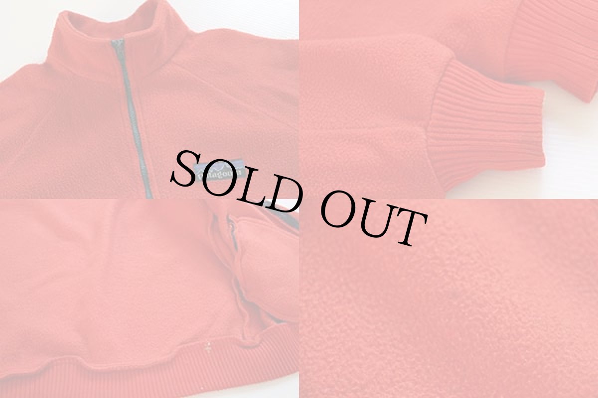 画像3: 80s patagoniaパタゴニア デカタグ フルジップ フリースジャケット 赤 (3)