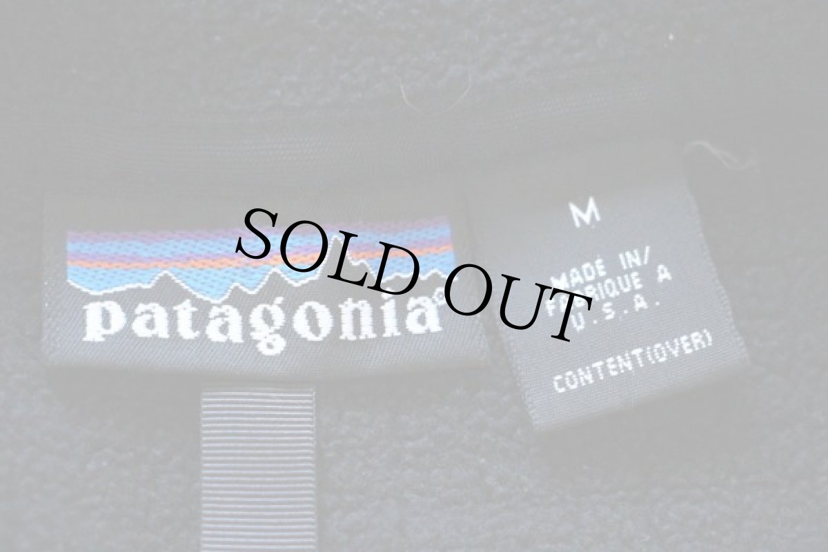 画像4: 00s USA製 patagoniaパタゴニア R3 ラディアント POLARTECフリースジャケット 黒 M (4)