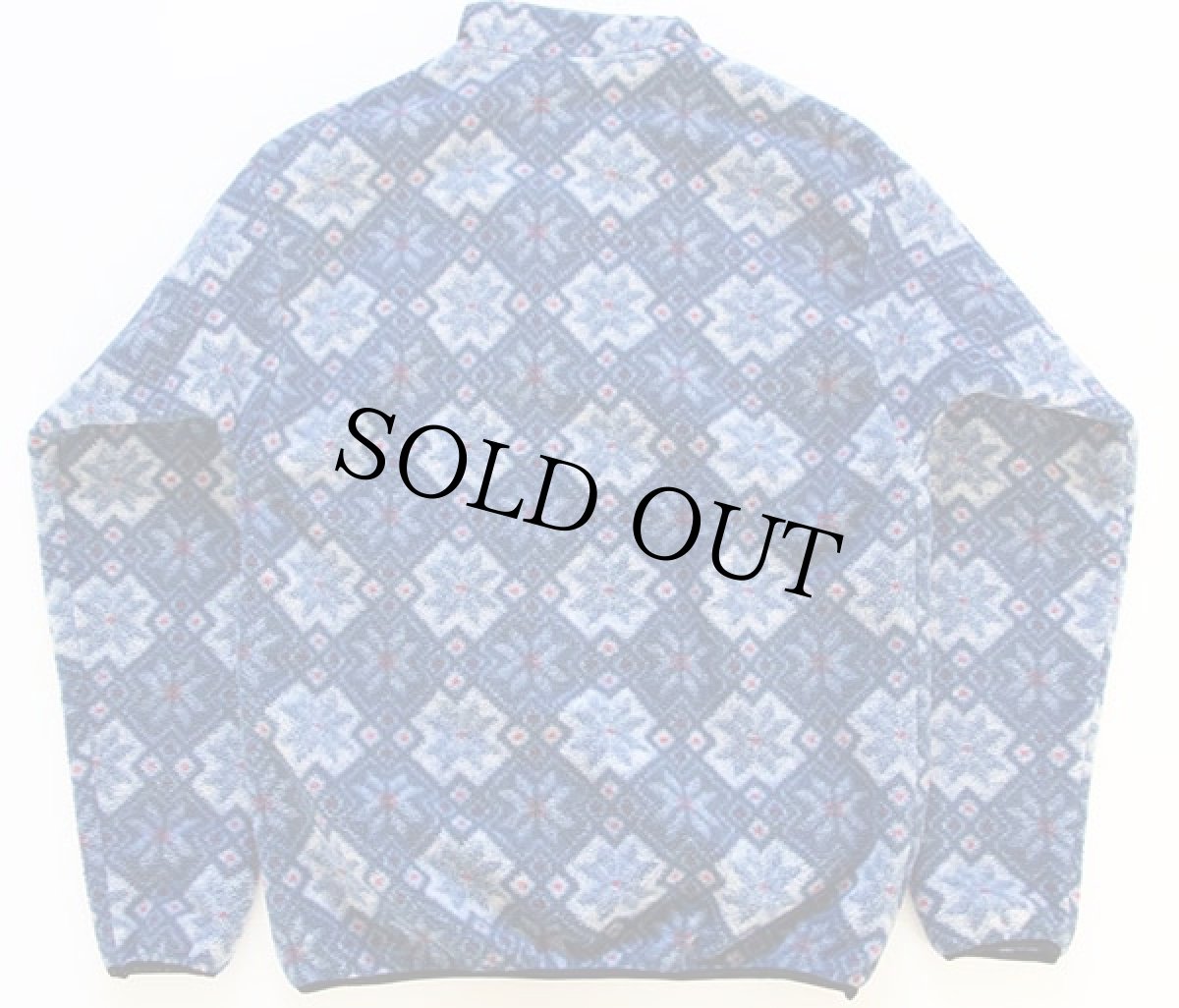 画像2: 90s USA製 Columbiaコロンビア 結晶柄 プルオーバー フリース L (2)