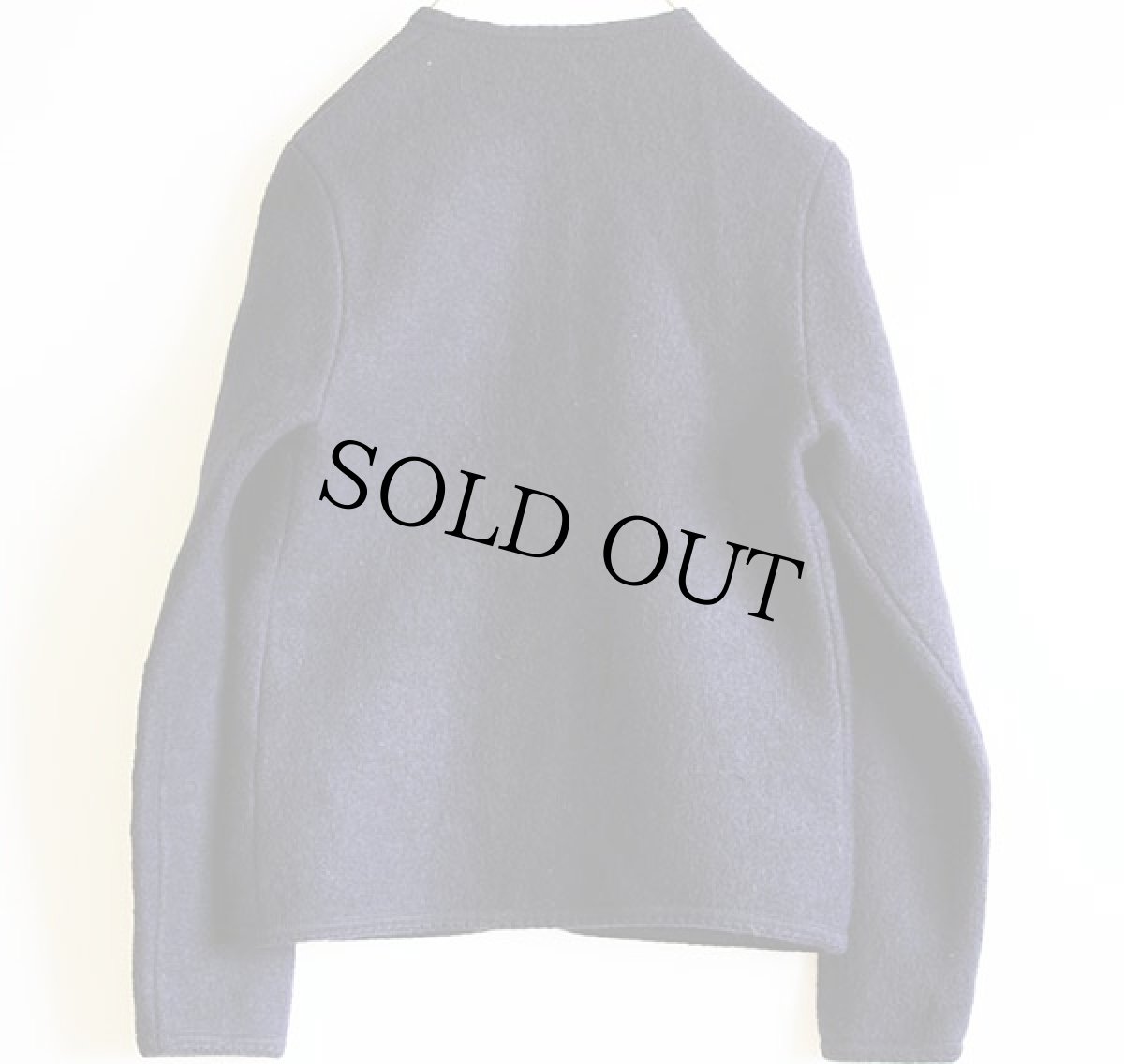 画像2: オーストリア製 GEIGER ノーカラー チロリアン ボイルドウール ジャケット 40 (2)