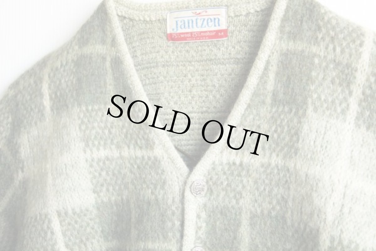 画像3: 60s USA製 Jantzen モヘヤ ニットカーディガン M (3)