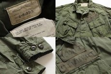 画像3: 60s 米軍 U.S.ARMY ジャングルファティーグジャケット 3rd ノンリップ M-R (3)