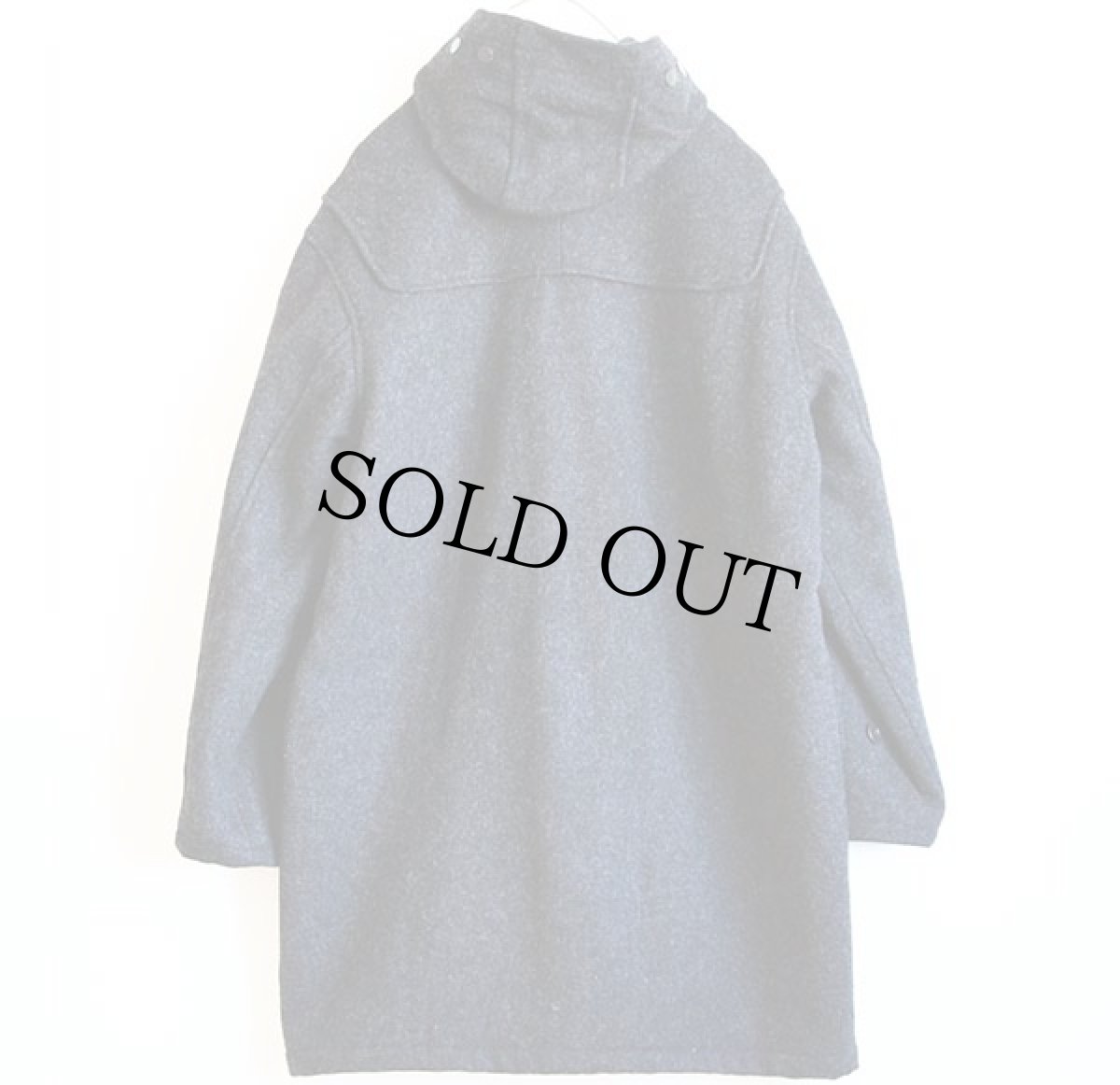 画像2: ポロ ラルフローレン ダッフルコート チャコール S (2)