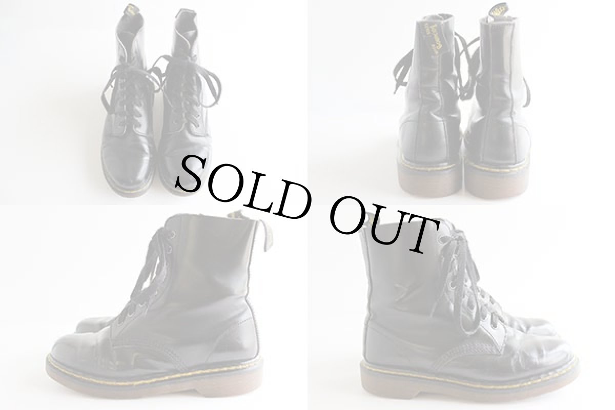 画像2: 英国製 DR.MARTENSドクターマーチン 8ホールブーツ 黒 UK4 (2)