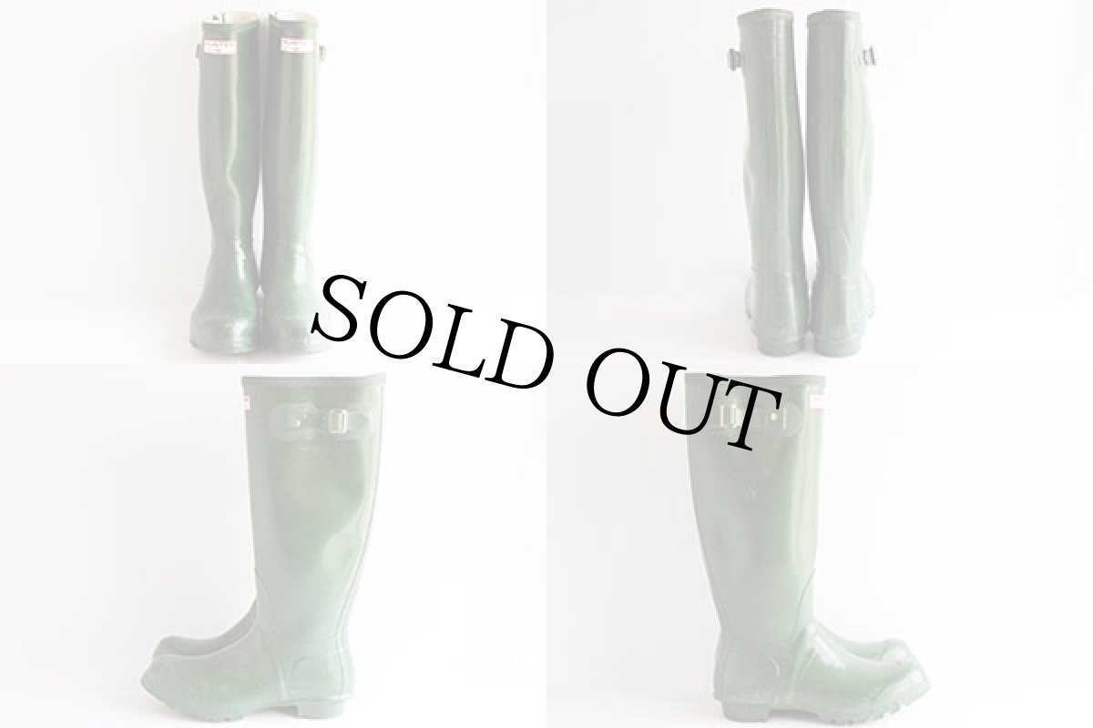画像2: 英国製 HUNTERハンター ラバー レインブーツ 緑 UK6★スコットランド (2)