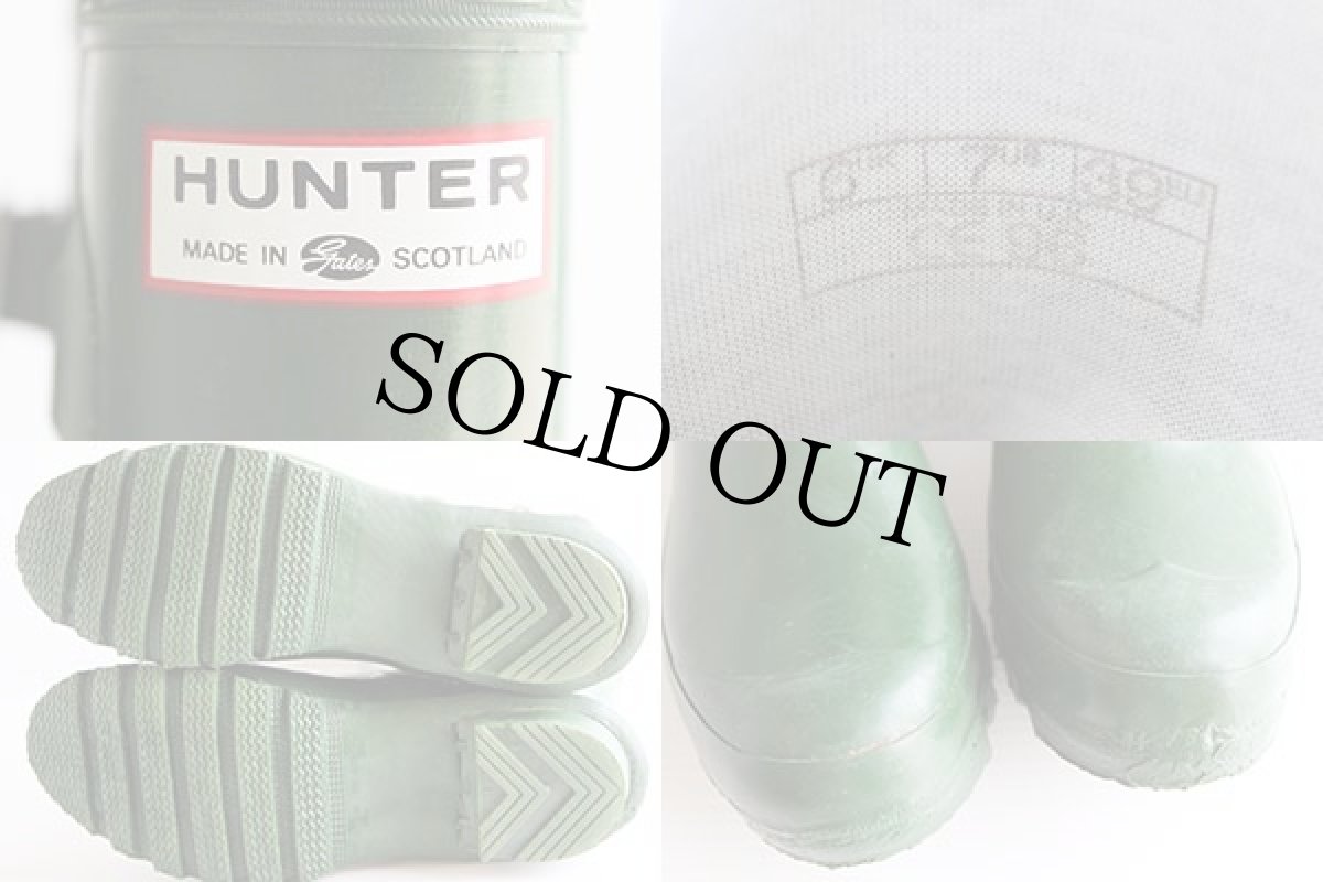 画像3: 英国製 HUNTERハンター ラバー レインブーツ 緑 UK6★スコットランド (3)