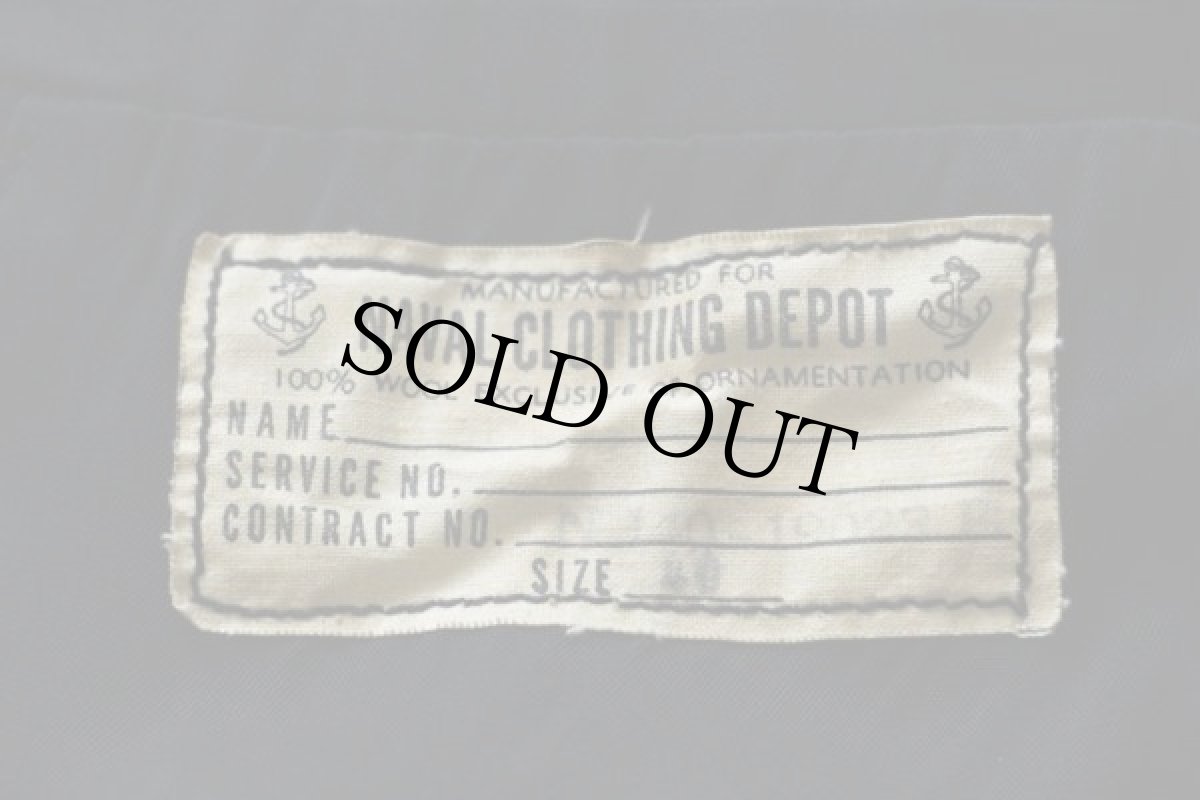 画像3: 50s 米軍 U.S.NAVY NAVAL 8ボタン ピーコート 40 (3)