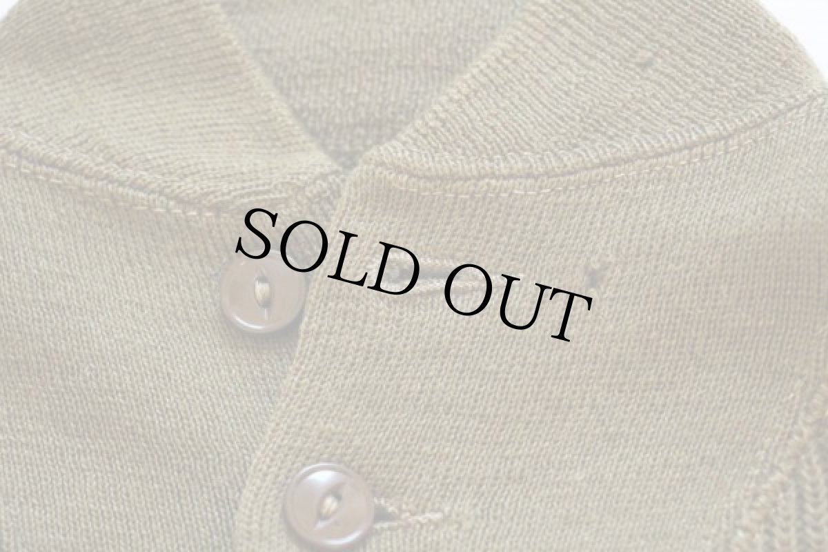 画像4: 40s 米軍 U.S.ARMY 5ボタン ハイネック ウールニット セーター (4)