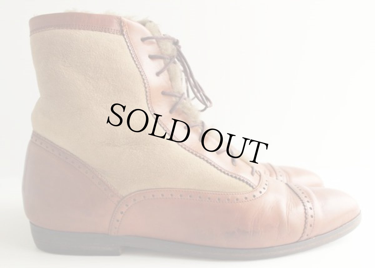 画像3: イタリア製 COLE-HAANコールハーン ムートン アンクルブーツ (3)