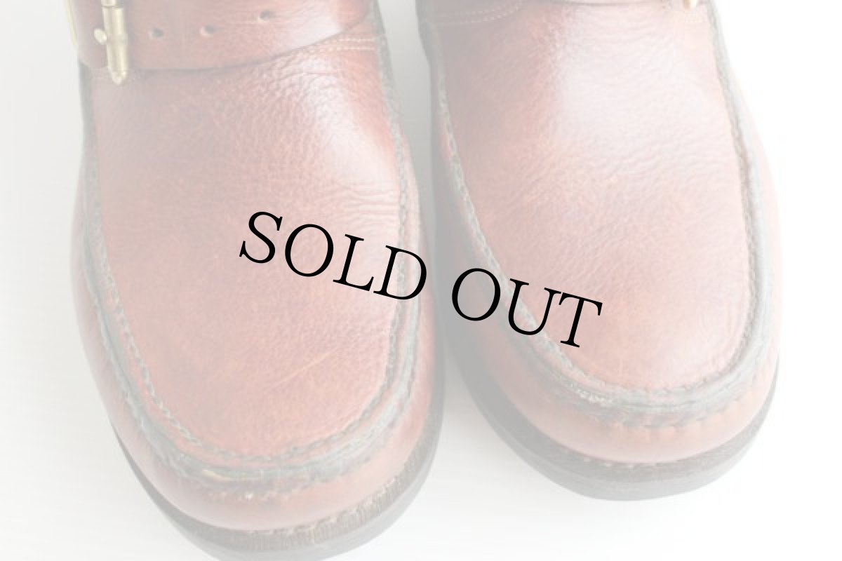 画像6: UNKNOWN スネークブーツ赤茶 (6)