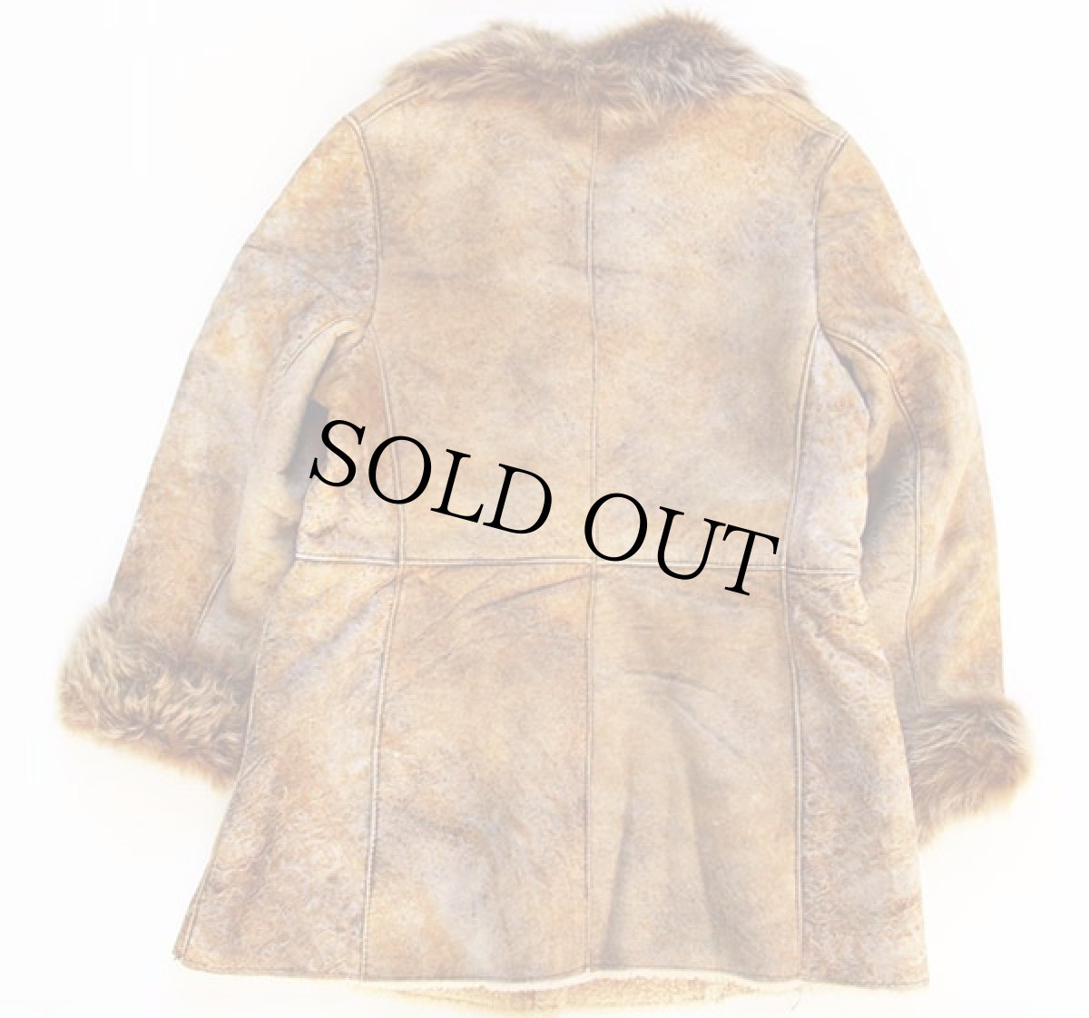 画像2: USA製 BLUE DUCK シープスキン リアル ムートンコート L (2)