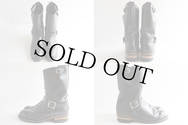 80s USA製 WORK AMERICA エンジニアブーツ 黒 9.5C - Sixpacjoe Web Shop