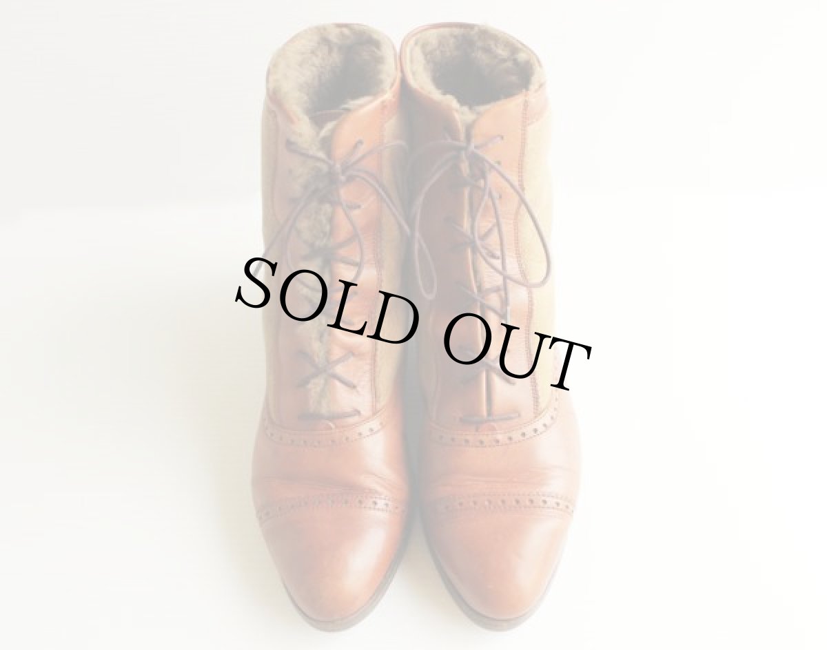 画像4: イタリア製 COLE-HAANコールハーン ムートン アンクルブーツ (4)