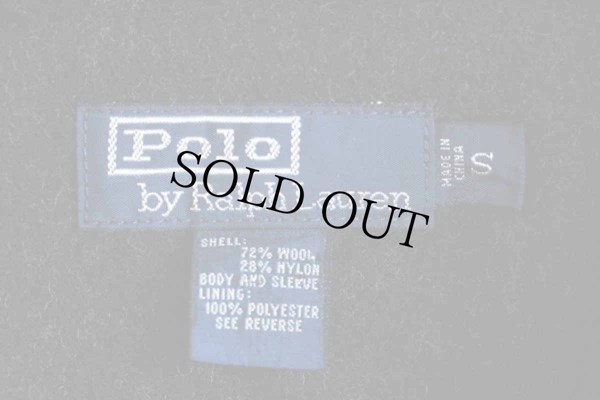 画像4: ポロ ラルフローレン ダッフルコート チャコール S (4)