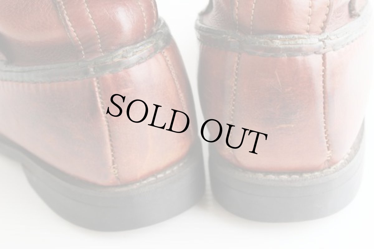 画像7: UNKNOWN スネークブーツ赤茶 (7)