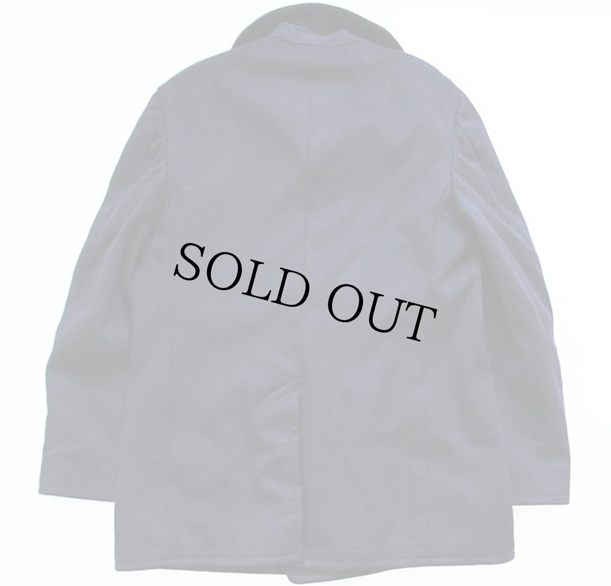 画像2: 50s 米軍 U.S.NAVY NAVAL 8ボタン ピーコート 40 (2)