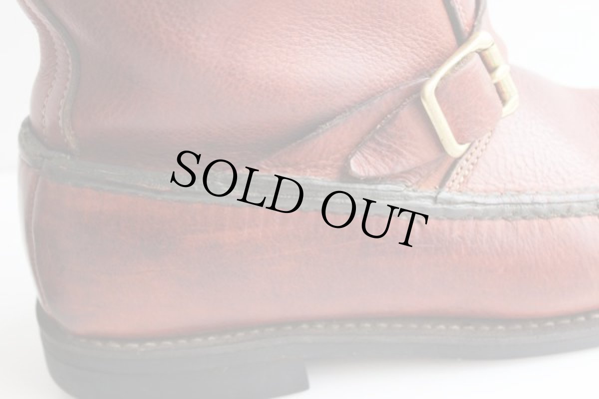 画像8: UNKNOWN スネークブーツ赤茶 (8)