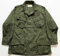 画像1: 60s 米軍 U.S.ARMY ジャングルファティーグジャケット 3rd ノンリップ M-R (1)