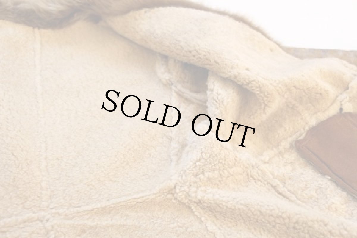 画像5: USA製 BLUE DUCK シープスキン リアル ムートンコート L (5)