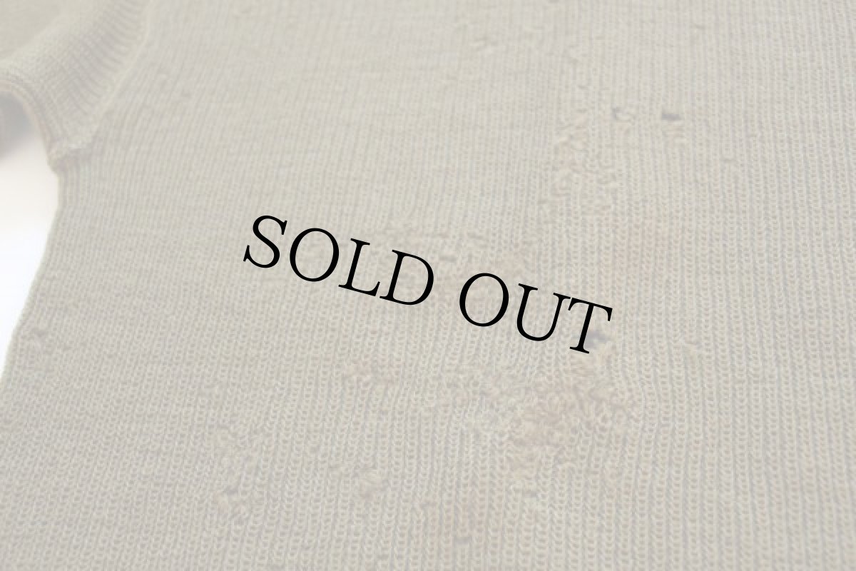 画像5: 40s 米軍 U.S.ARMY 5ボタン ハイネック ウールニット セーター (5)