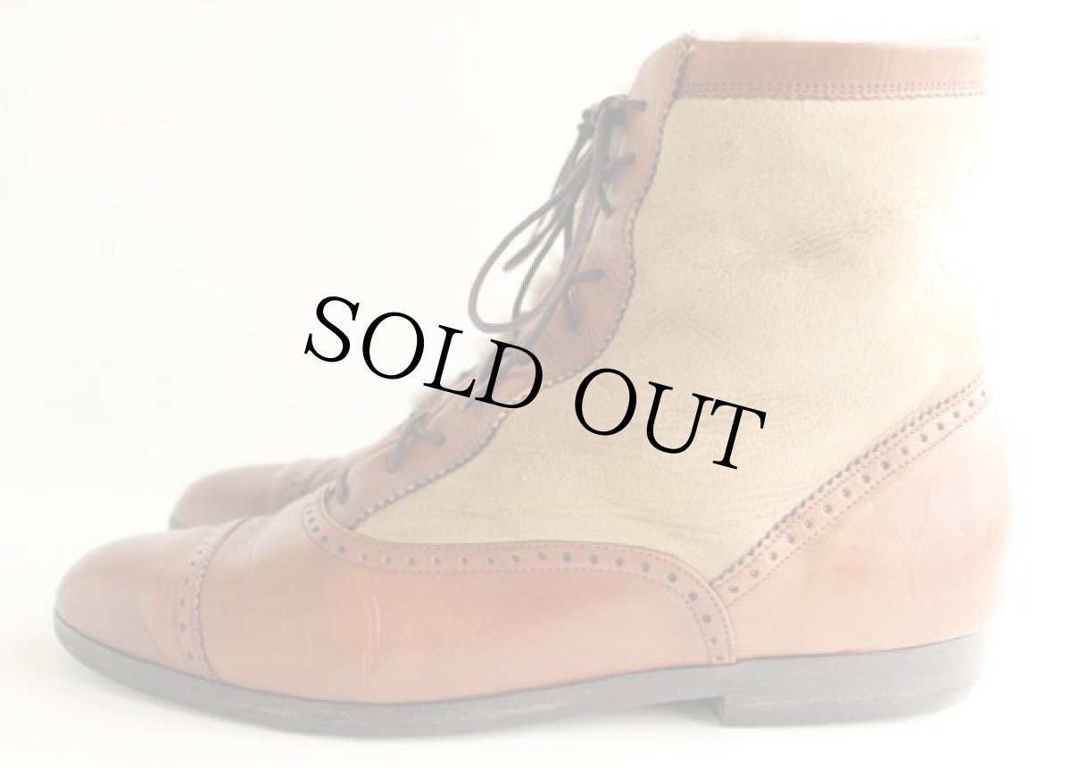 画像2: イタリア製 COLE-HAANコールハーン ムートン アンクルブーツ (2)