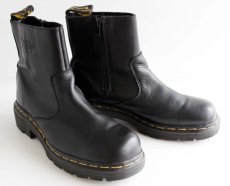 画像1: 英国製 DR.MARTENSドクターマーチン サイドジップ ブーツ 黒 UK7 (1)