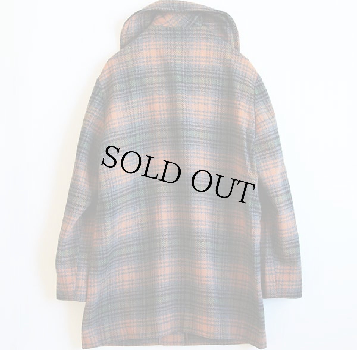 画像2: ビンテージ PENDLETONペンドルトン チェック ウール コート (2)