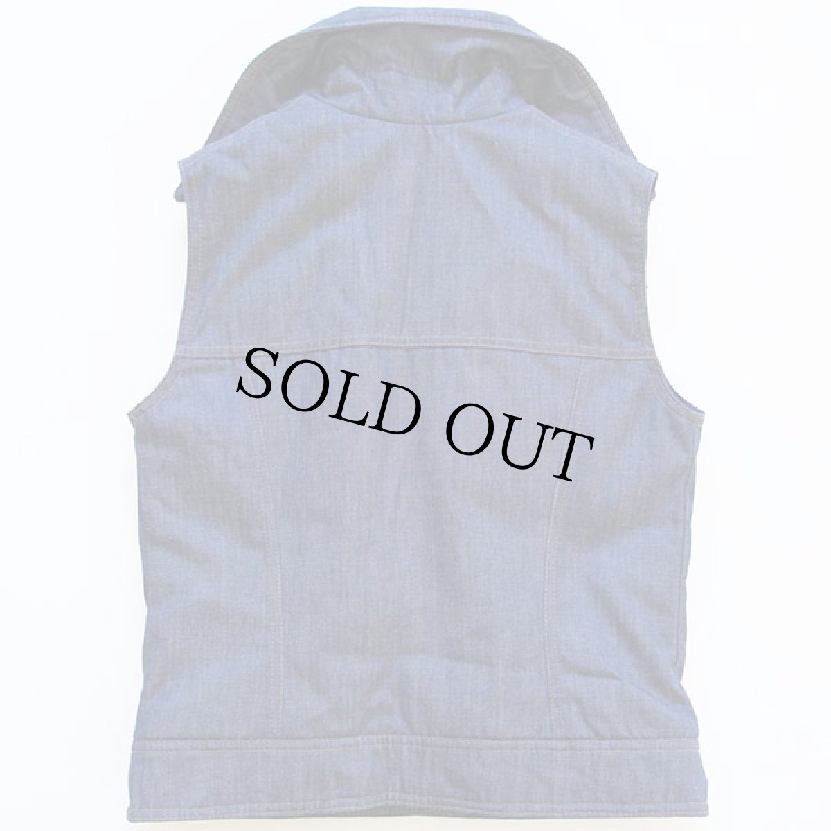 画像2: 70's USA製Levi'sリーバイス スキー デニムダウンベスト9/10 (2)