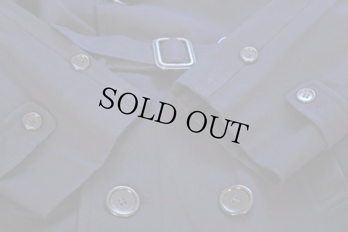 画像5: 40s 米軍 U.S.NAVY WOMEN'S NAVAL RESERVE ウール トレンチコート 紺 (5)