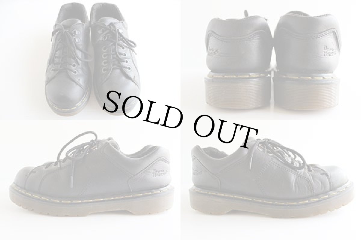 画像2: 英国製 DR.MARTENSドクターマーチン モンキーブーツ ローカット 黒 UK7 (2)