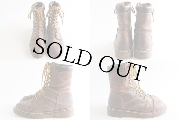 英国製 DR.MARTENSドクターマーチン 編み上げ ブーツ 焦げ茶 UK3