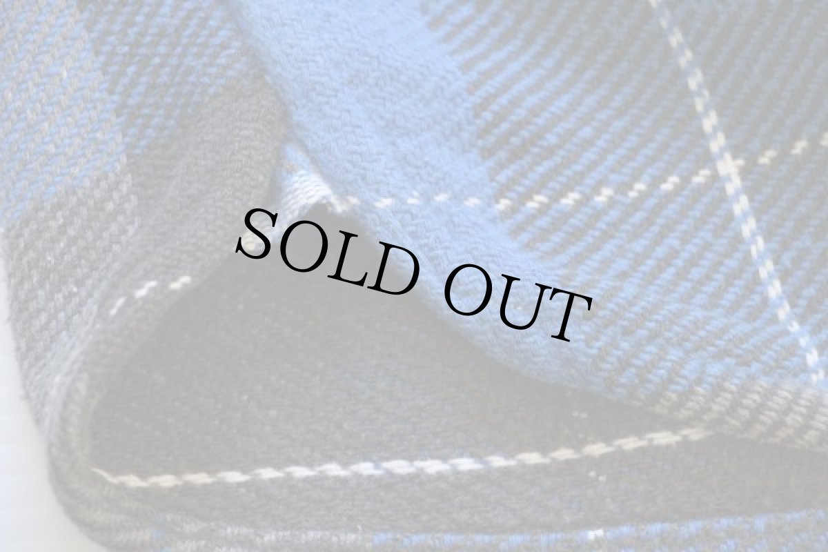 画像5: 60s FEDERALチェック マチ付き コットン フランネルシャツ (5)