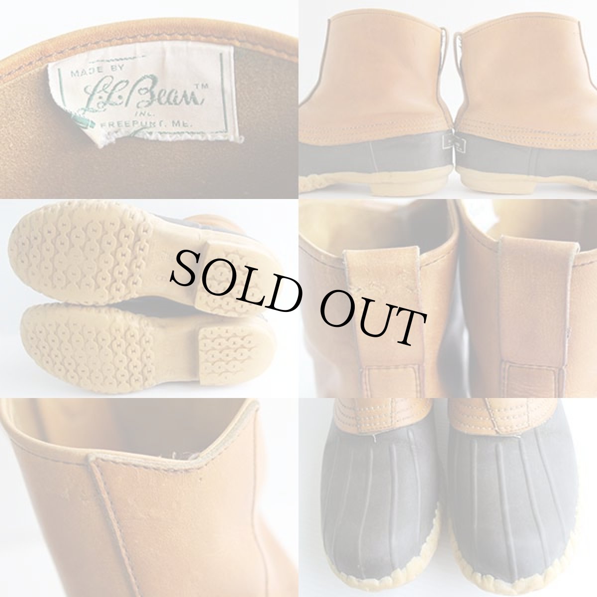 画像3: 70s L.L.Bean 筆記体タグ メインハンティング ビーンブーツ ラウンジャー 9M (3)